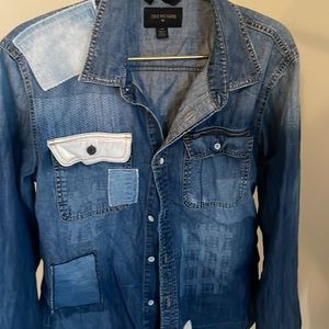 True religion small Jean button up shirt